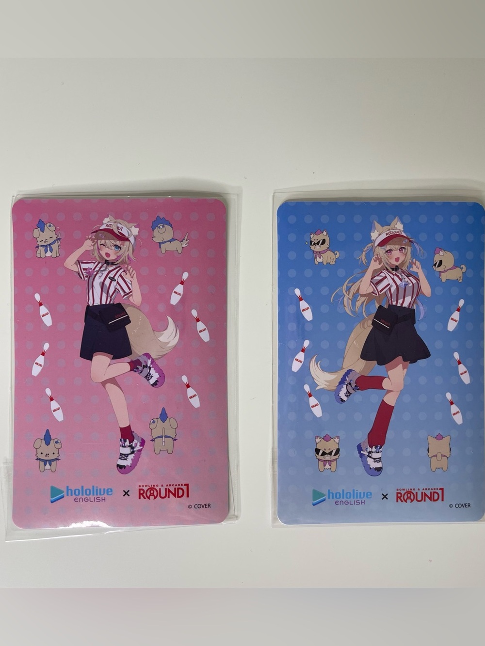 Hololive English x Round1 Collab Fuwamoco Fuwawa & Mococo Exclusive Sticker Set